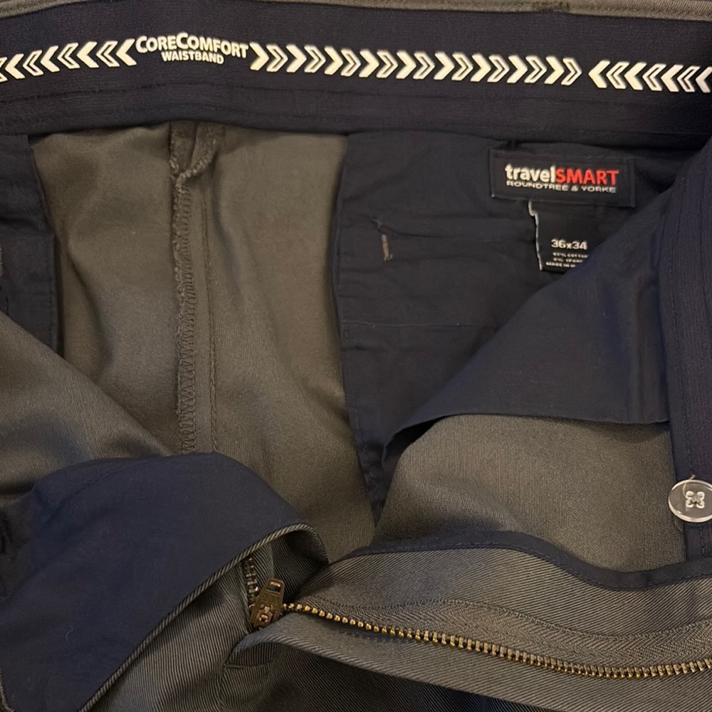 Roundtree & York Travel Pants with CoreComfort Waistband